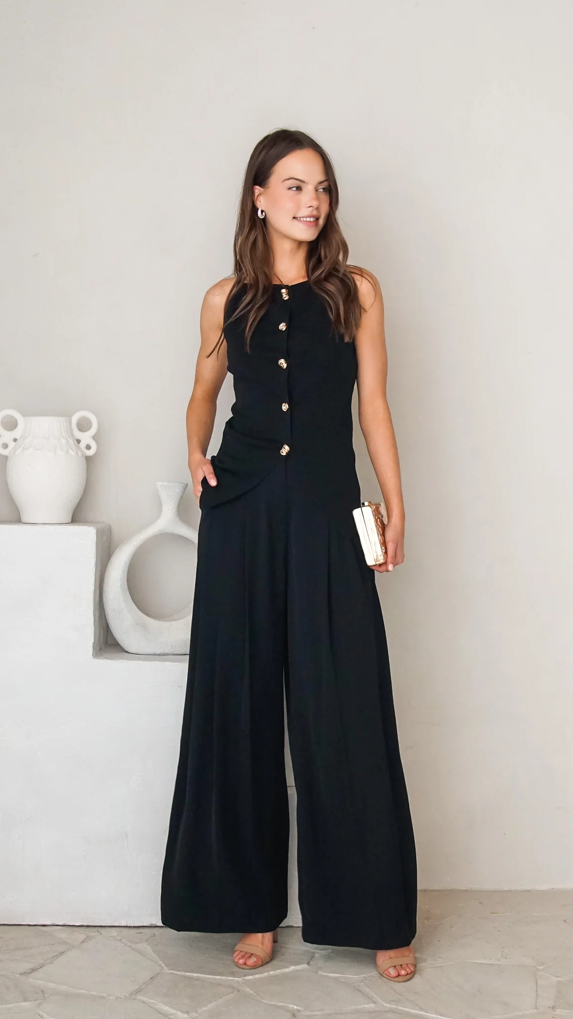 Eloria Button Top - Image 2